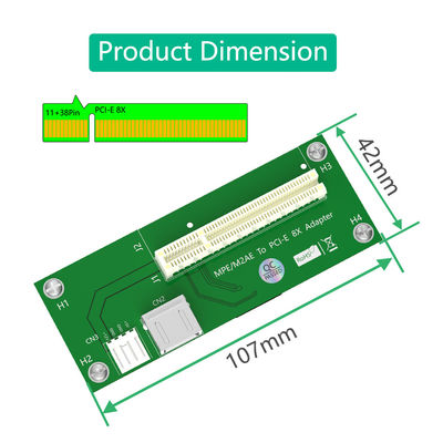 الكابل الرأسي PCI-E Express X8 USB Riser Card Extender كابل ODM