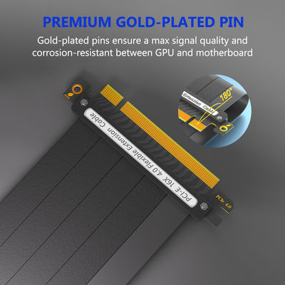 كابل رفع PCI E عالي السرعة 64 جيجابايت/ثانية كابل رفع Pcie 4.0