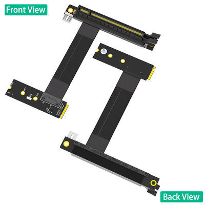 M.2 NGFF المفتاح M إلى بطاقة الرسومات الكابل PCI-E Express Extender 16x PCIE Riser Adapter Card Nvme
