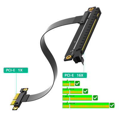 كابل تمديد PCI E PCI Express 3.0 لنقل البيانات من 1X إلى 16X
