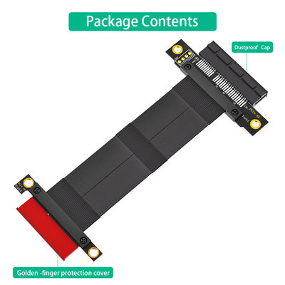 كابل نقل البيانات المرن PCI E Riser كابل 4X PCI Express Extension