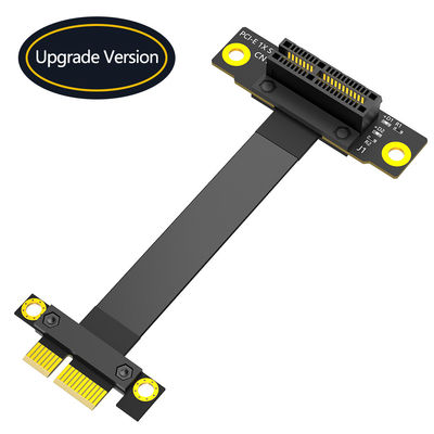 كابل PCI E 1X 36 سنًا بزاوية 270 درجة لـ PCI Express Gen3 بسرعة 8 جيجابت في الثانية، كابل تمديد PCI E