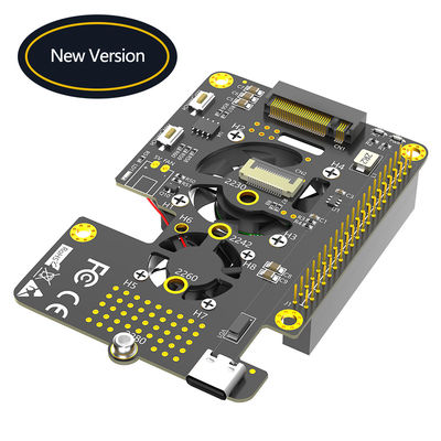 3 في 1 كومبو مصمم راسبيري باي M.2 NVMe SSD إلى M2 PCIE Nvme Adapter