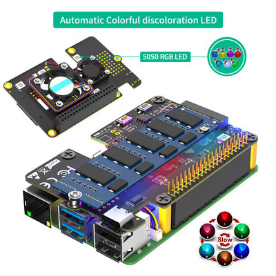 3 في 1 كومبو مصمم راسبيري باي M.2 NVMe SSD إلى M2 PCIE Nvme Adapter