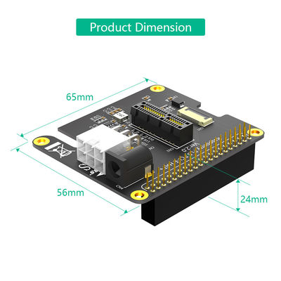 Raspberry Pi PCI E 1x محول 12 فولت Pcie 1x إلى 16x 12 فولت الطاقة