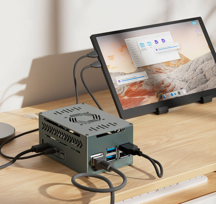 4010 PWM محول Raspberry Pi X1000 X1001 غلاف الألومنيوم غلاف Raspberry Pi 5
