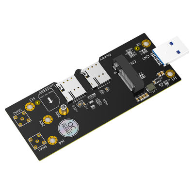محول NVME NGFF M.2 إلى USB 3.0 مع فتحة بطاقة SIM مزدوجة NANO