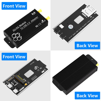 NGFF M.2 مفتاح-B إلى USB نوع-C وحدة لاسلكية محول بطاقة SIM فتحة 2 الهوائيات + حالة الحماية ل 3G 4G LTE WWAN مودم GSM