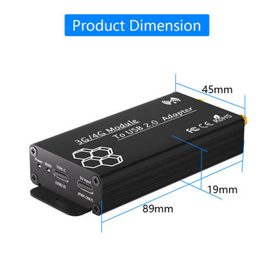 NGFF M.2 مفتاح-B إلى USB نوع-C وحدة لاسلكية محول بطاقة SIM فتحة 2 الهوائيات + حالة الحماية ل 3G 4G LTE WWAN مودم GSM