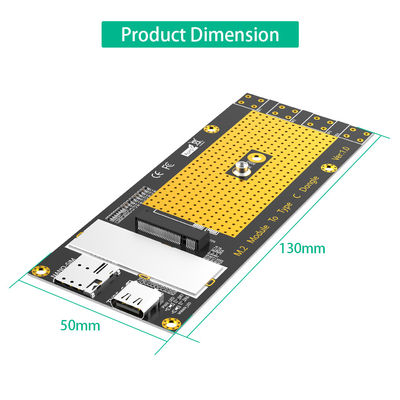 مخصص M.2 NGFF إلى نوع C محول USB 3.0 لمودول GM800 SIM8200