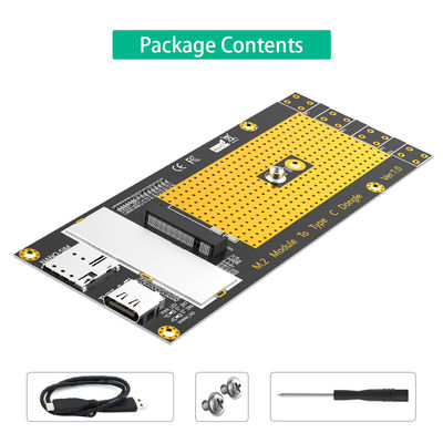 مخصص M.2 NGFF إلى نوع C محول USB 3.0 لمودول GM800 SIM8200
