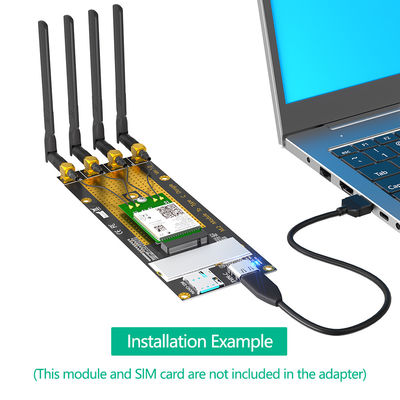 مخصص PCI-E NGFF إلى M 2 محول NVME لمودول RM500Q RM500U