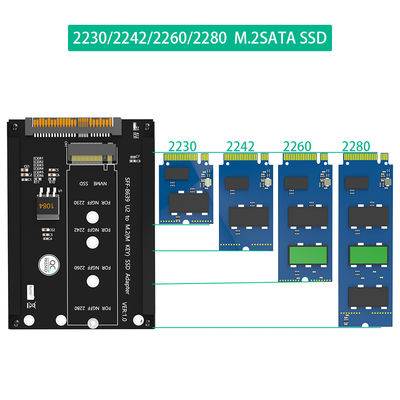 M.2 NGFF مفتاح M SSD إلى SFF-8639 U.2 محول مع براكيت الإطار