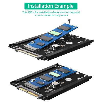 M.2 NGFF مفتاح M SSD إلى SFF-8639 U.2 محول مع براكيت الإطار