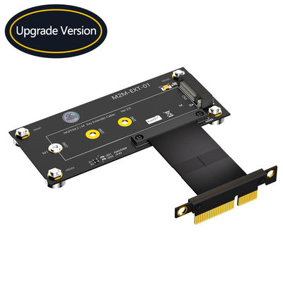 نسخه جدیدM.2 NGFF nvme M-key SSD به PCI-E کابل تمدید 4X با پد مغناطیسی