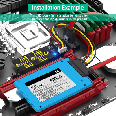 NGFF M.2 Key B+M To SATA Adapter Card Extender 2,5 pollici