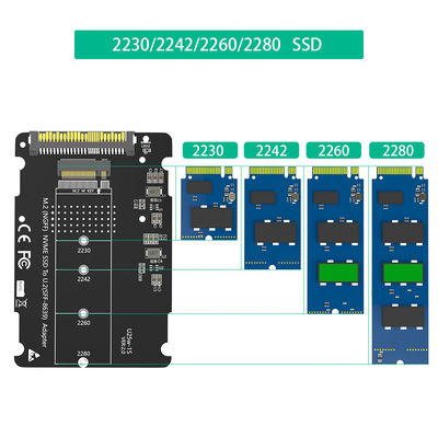 M.2 M المفتاح إلى U.2 بطاقة محول NVME ssd إلى pc-e u2 sff-8639 Pcle M2 محول محول ل 2230/2242/2260/2280