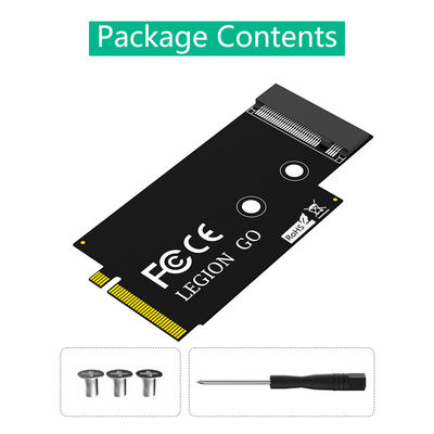 NGFF M.2 Key-M PCI-E 4.0 M2 NVME SSD Converter Adapter Card لشركة لينوفو ليونيون غو تحويل محمول