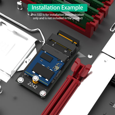 pCIE M.2 NVME M-Key B+M 2230 إلى 2242 محول تمديد لـ ThinkPad