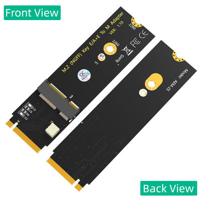 WiFi Bluetooth NGFF A+E Key إلى M.2 Key M Adapter بطاقة مخصصة لـ Pcie SSD