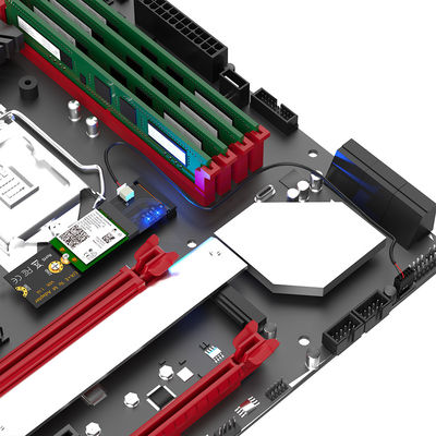 WiFi Bluetooth NGFF A+E Key إلى M.2 Key M Adapter بطاقة مخصصة لـ Pcie SSD