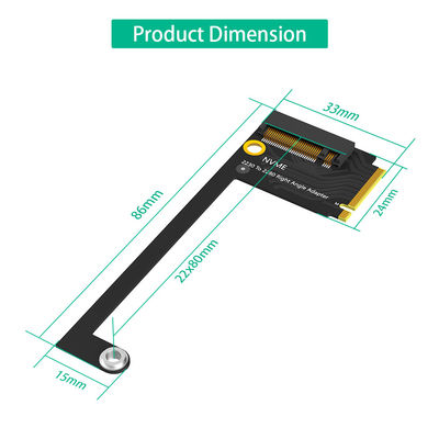 NVME M-Key M.2 PCIE 4.0 Adapter 2230 إلى 2280 لوحة توسيع القرص الصلب SSD