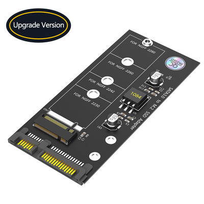 M.2 NGFF SSD إلى SATA 3 3.0 محول البطاقة B B&M مفتاح 2230 2242 2260 2280 بروتوكول SATA M.2 محرك أقراص الحالة الصلبة SSD