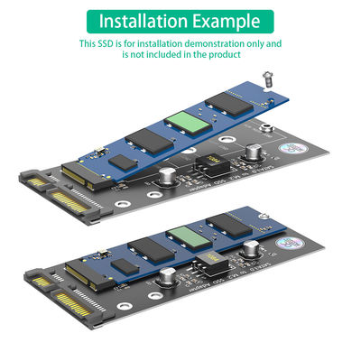M.2 NGFF SSD إلى SATA 3 3.0 محول البطاقة B B&M مفتاح 2230 2242 2260 2280 بروتوكول SATA M.2 محرك أقراص الحالة الصلبة SSD
