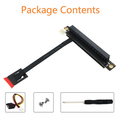 M.2 ((NGFF) المفتاح A-E إلى PCI-E 16X كابل محول لنقل البيانات السريع