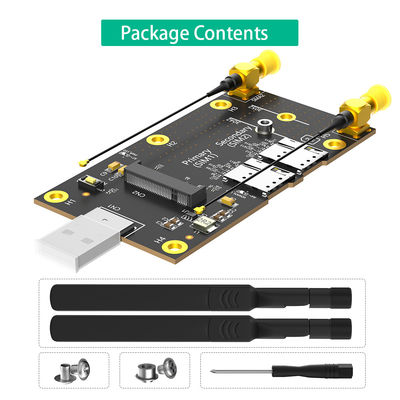 محول PCI Express Gen 3.0 8 Gbps NGFF M.2 إلى USB 3.0 مع فتحة بطاقة SIM NANO مزدوجة