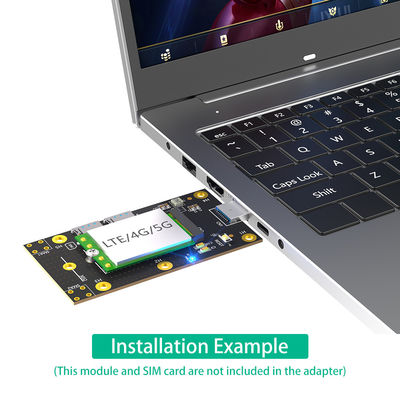 محول NGFF M.2 إلى USB 3.0 مع فتحة بطاقة SIM مزدوجة نانوية لوحدة 3G / 4G / 5G