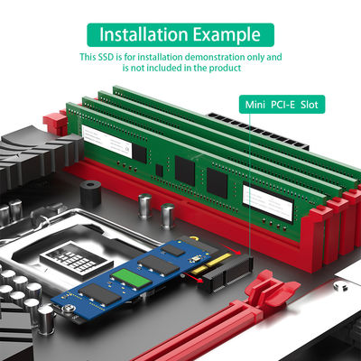 M.2 (NGFF) Nvme SSD إلى محول PCIe صغير