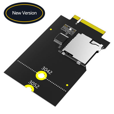 بطاقة ميكرو SD TF SDHC SDXC إلى NGFF المفتاح B المحول يدعم حافلة USB ، وليس حافلة SATA