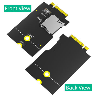 بطاقة ميكرو SD TF SDHC SDXC إلى NGFF المفتاح B المحول يدعم حافلة USB ، وليس حافلة SATA
