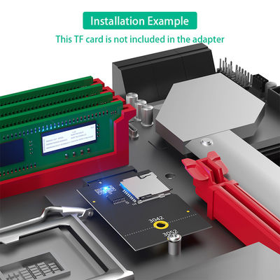 بطاقة ميكرو SD TF SDHC SDXC إلى NGFF المفتاح B المحول يدعم حافلة USB ، وليس حافلة SATA