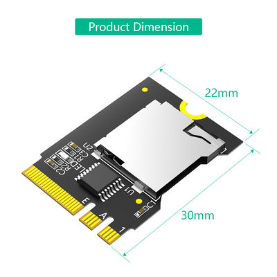 نسخة جديدة من بطاقة Micro SD TF SDHC SDXC إلى محول NGFF Key A-E