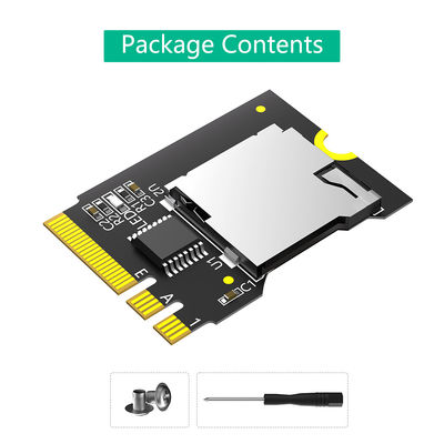 نسخة جديدة من بطاقة Micro SD TF SDHC SDXC إلى محول NGFF Key A-E