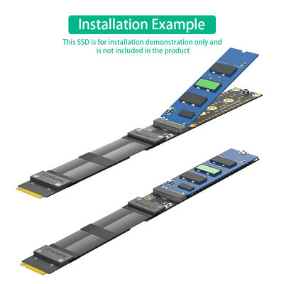 M.2 NGFF المفتاح M NVMe كابل امتداد SSD PCIe3.0 X4 كامل السرعة سرعة عالية كابل امتداد جهاز كمبيوتر سطح المكتب SSD