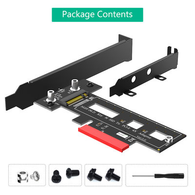 M.2 NGFF PCI-e nvme SSD إلى PCI Express 3.0 x4 المضيف المضيف يدعم M.2 Key نوع بطاقة M