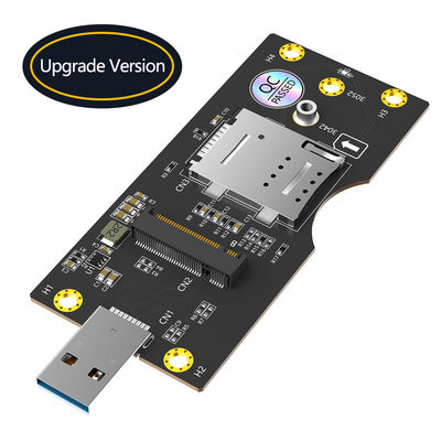 USB 3.0 Type-A Connector To M.2 NGFF Key-B كارت محول لاسلكي 1 فتحة SIM قياسية لوحدة 5G 4G LTE WWAN GSM Modem