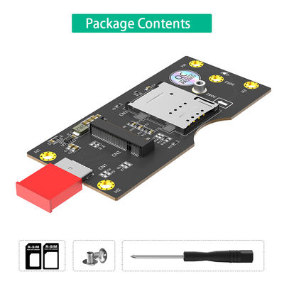 USB 3.0 Type-A Connector To M.2 NGFF Key-B كارت محول لاسلكي 1 فتحة SIM قياسية لوحدة 5G 4G LTE WWAN GSM Modem