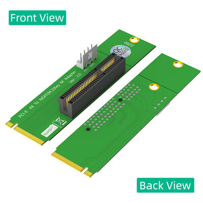 بطاقة PCI Express PCI-E 4X إلى NGFF M.2 PCIe Riser Card X4 إلى M2 مؤشر محول مفتاح M لـ Crypto
