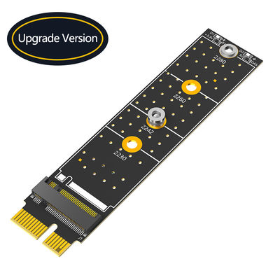 NGFF M.2 Nvme M Key SSD إلى PCI-E 1X Adapter التثبيت الرأسي PCI-E 1x إلى NGFF M.2 Key-M يدعم الأحجام 2230-2242-2260-2280