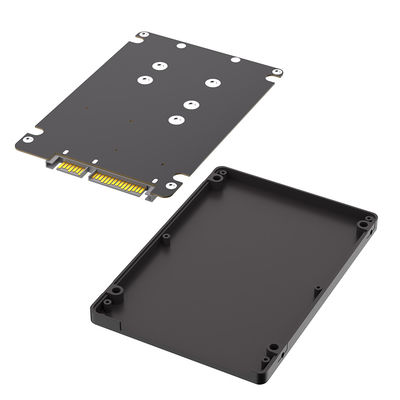 مزدوج M.2 B Key / B&M Key SSD إلى بطاقة SATA III 2.5 "مع محفظة بلاستيكية لتحويل الاختيار