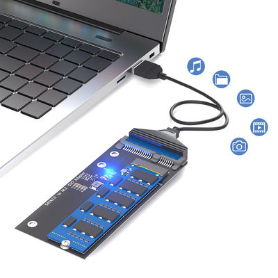 B المفتاح M.2 NGFF محول SATA III بطاقة محول SATA 22PIN