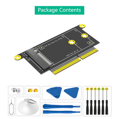 NGFF M.2 NVMe Key M 2230/2242 محول نوع لجهاز ماك بوك A1708
