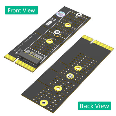 NGFF ((M.2) Nvme M Key SSD إلى PCI- E 1X Adapter مع Heatsink التثبيت الرأسي