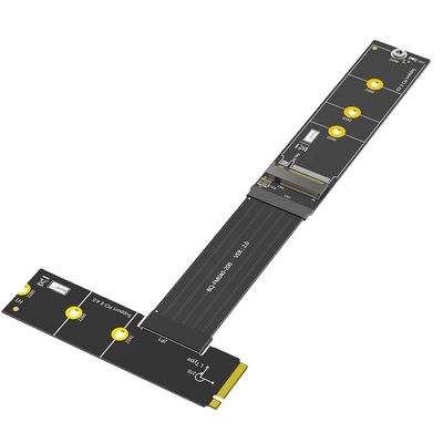 كابل تمديد M.2 NVMe SSD بطول 20 سم بزاوية 270 درجة عالي السرعة