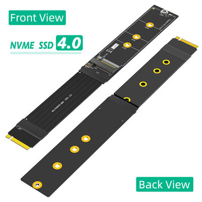 PCB M.2 NVME كابل امتداد SSD 30cm 180 درجة للكمبيوتر المحمول