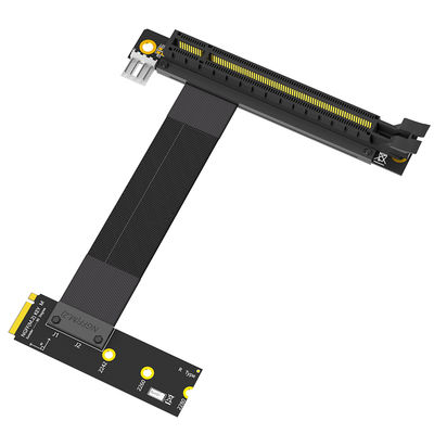 8G/Bps 4Pin M2 Riser Card NGFF مفتاح M إلى 19cm PCIe 16x Riser Adapter